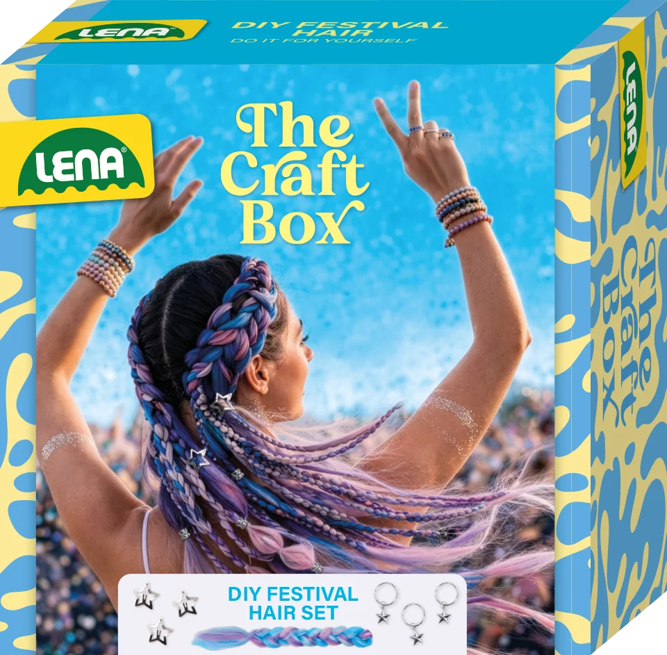 Kreatives DIY Flecht- und Haarschmuck-Set für auffällige Festivalfrisuren