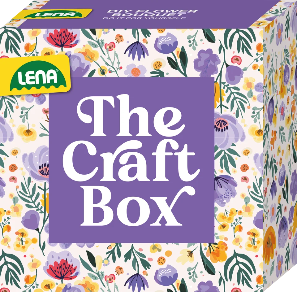 Aufbewahrungsbox mit Blumenmuster