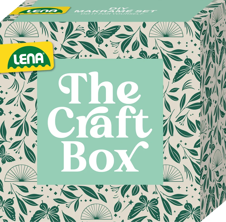 Aufbewahrungsbox mit floralem Muster